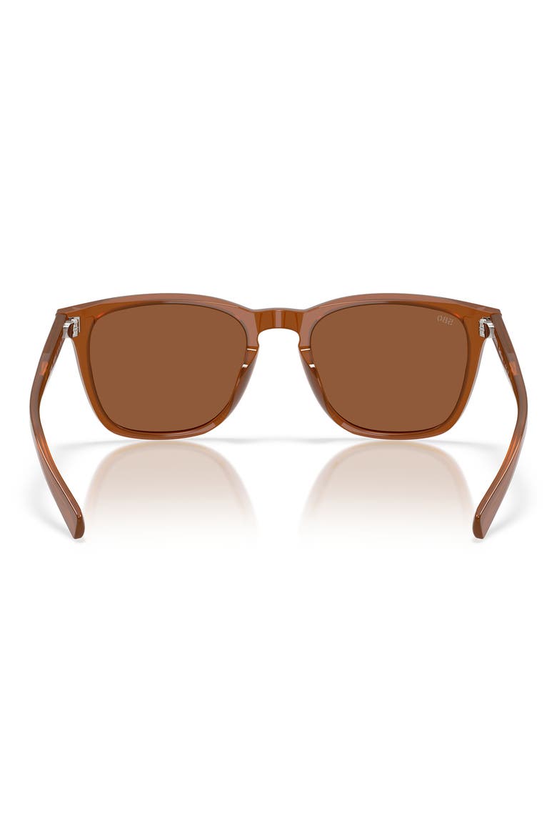 Sullivan 53mm Gradient Polarized Square Sunglasses, Alternate, color, RED SANDS/ COPPER 580G