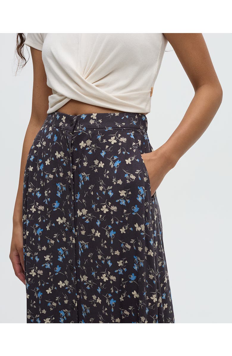 tentree Ashland Skirt, Alternate, color, Graphite/Scattered Floral