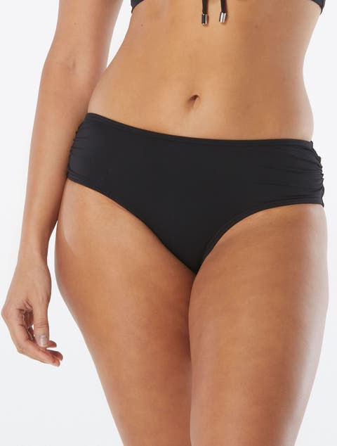 Prime Side Shirred Bikini Bottom