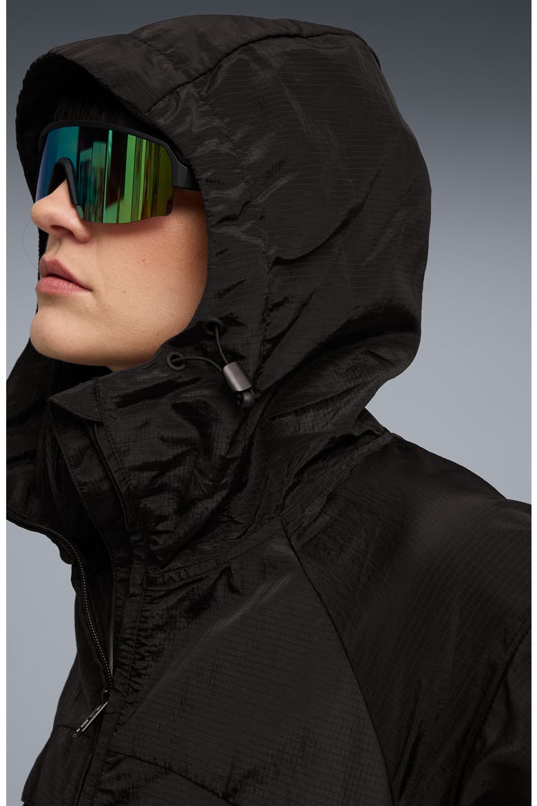 CLRT Hooded Ripstop Jacket, Alternate, color, PUMA BLACK