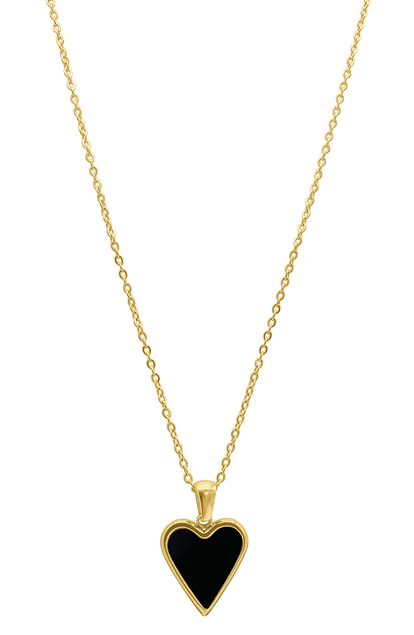 Adornia Water Resistant Enamel Heart Necklace