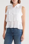 BY DESIGN Aurora Sleeveless Tiered Top