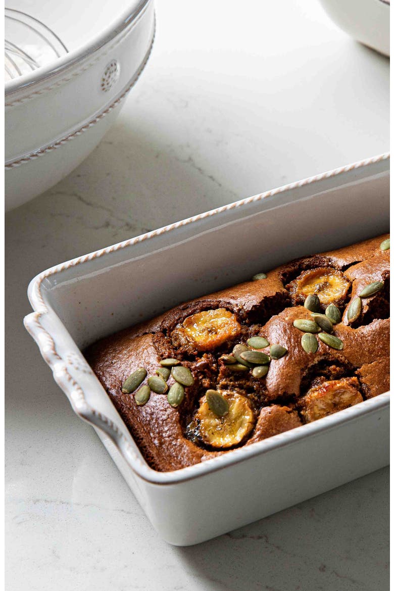 Berry & Thread Ceramic Loaf Pan, Alternate, color, WHITEWASH