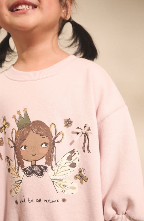 Next Kids' Character Graphic Sweatshirt & Flare Leggings Set In Neutral