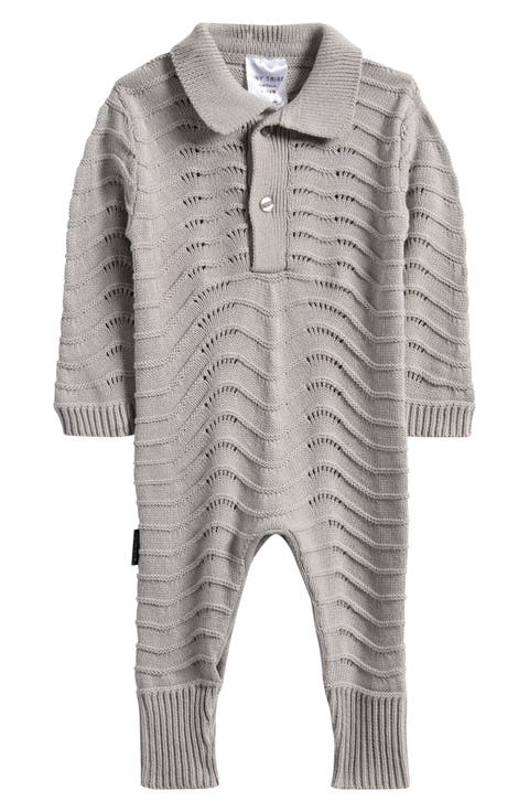 Cotton Pointelle Romper (Baby)