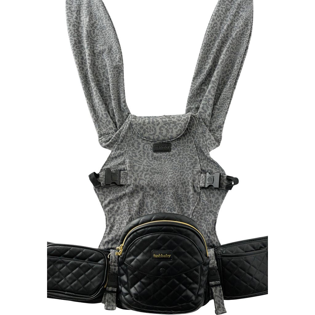 Tushbaby 2-in-1 Combo Carrier in Vegan Leather Black/Jaguar  product