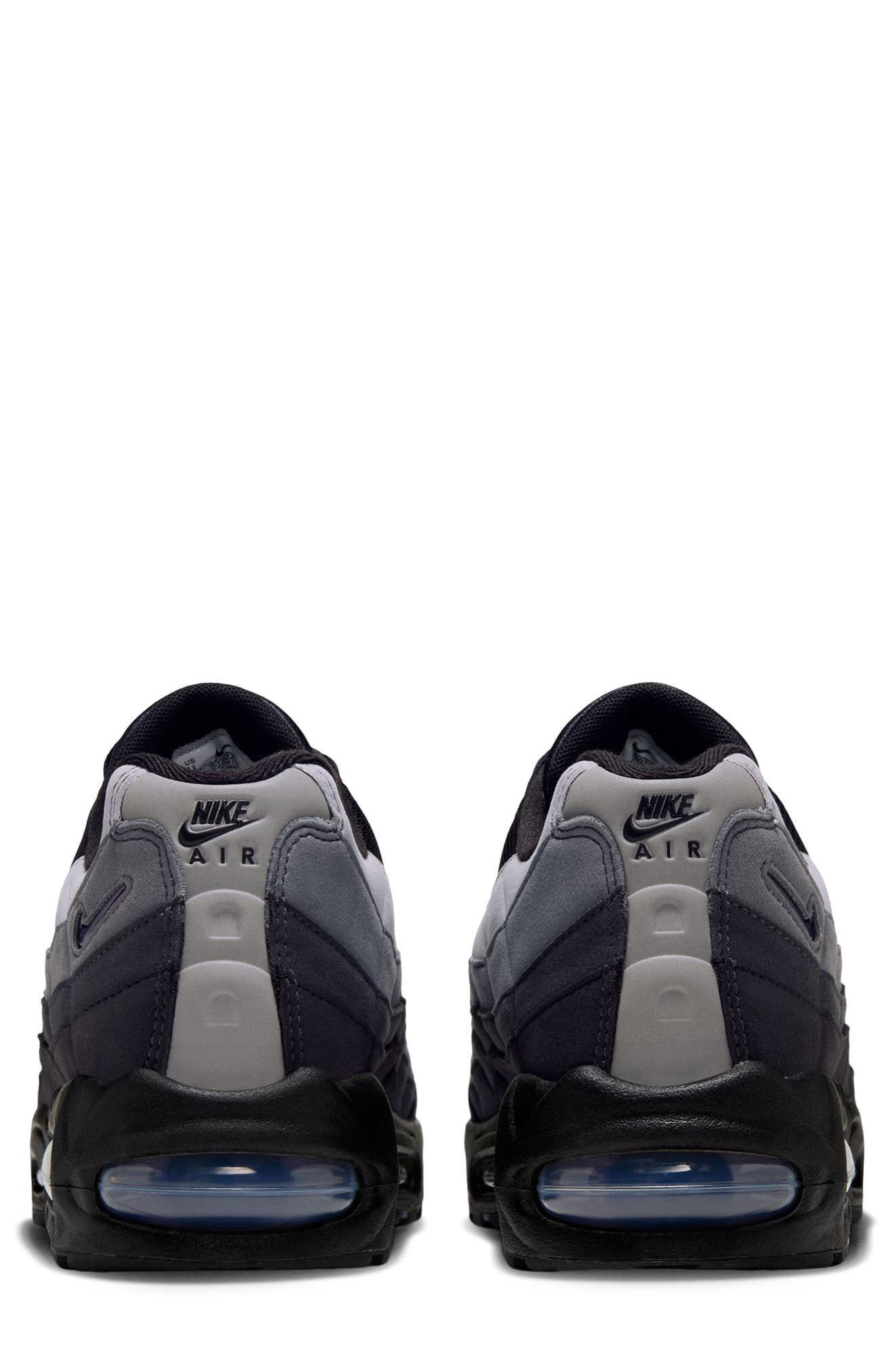 Air Max 95 PRM Sneaker, Alternate, color, BLACK/ CANYON PURPLE