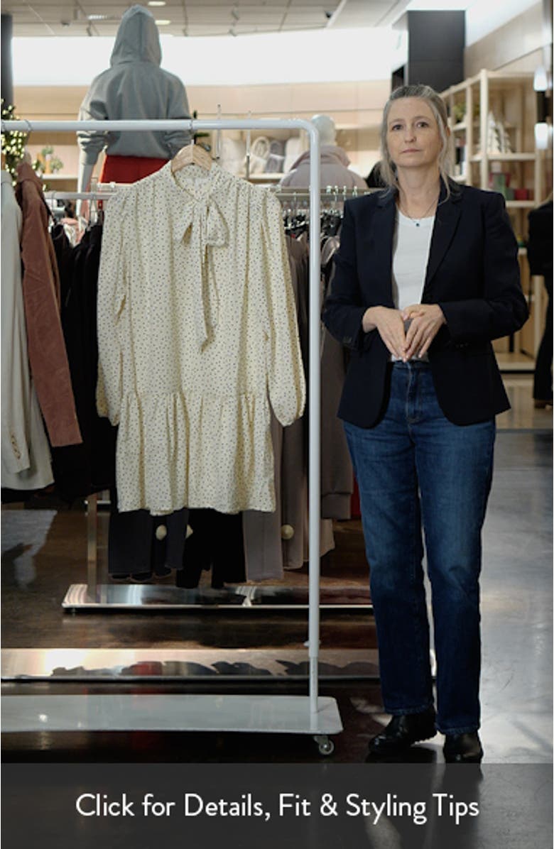 Kate Polka Dot Long Sleeve Dress, sales video thumbnail