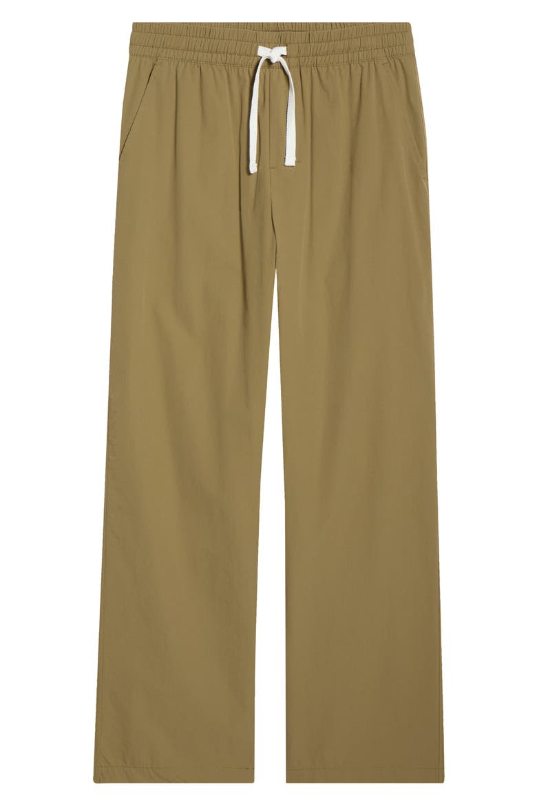Tim Stretch Nylon Drawstring Pants, Alternate, color, GREEN