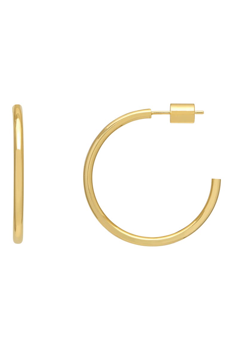 XL Hoop Earrings, Main, color, GOLD