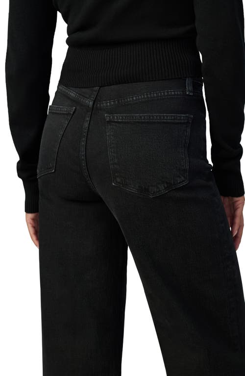 Joe's Jeans The Mia High Waist Wide Leg Jeans In Black