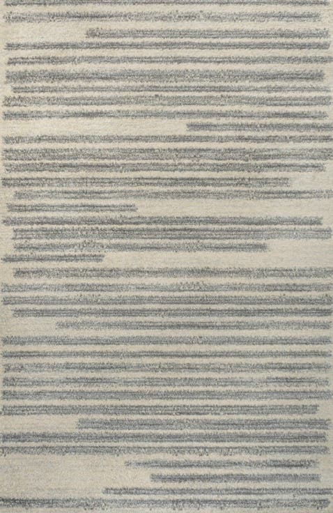 Khalil Modern Berber Stripe Area Rug