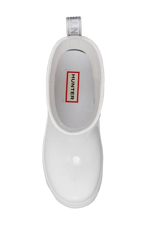 Hunter Kids' Grace Rain Boot In White