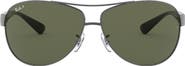 Ray-Ban 63mm Oversize Aviator Sunglasses