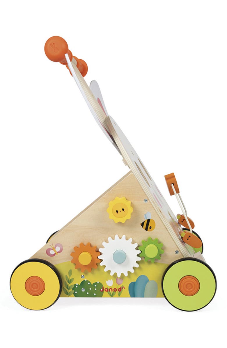 Janod Farm Multi-Activity Walker, Alternate, color, White