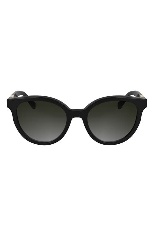 Longchamp Le Pliage 52mm Gradient Round Sunglasses