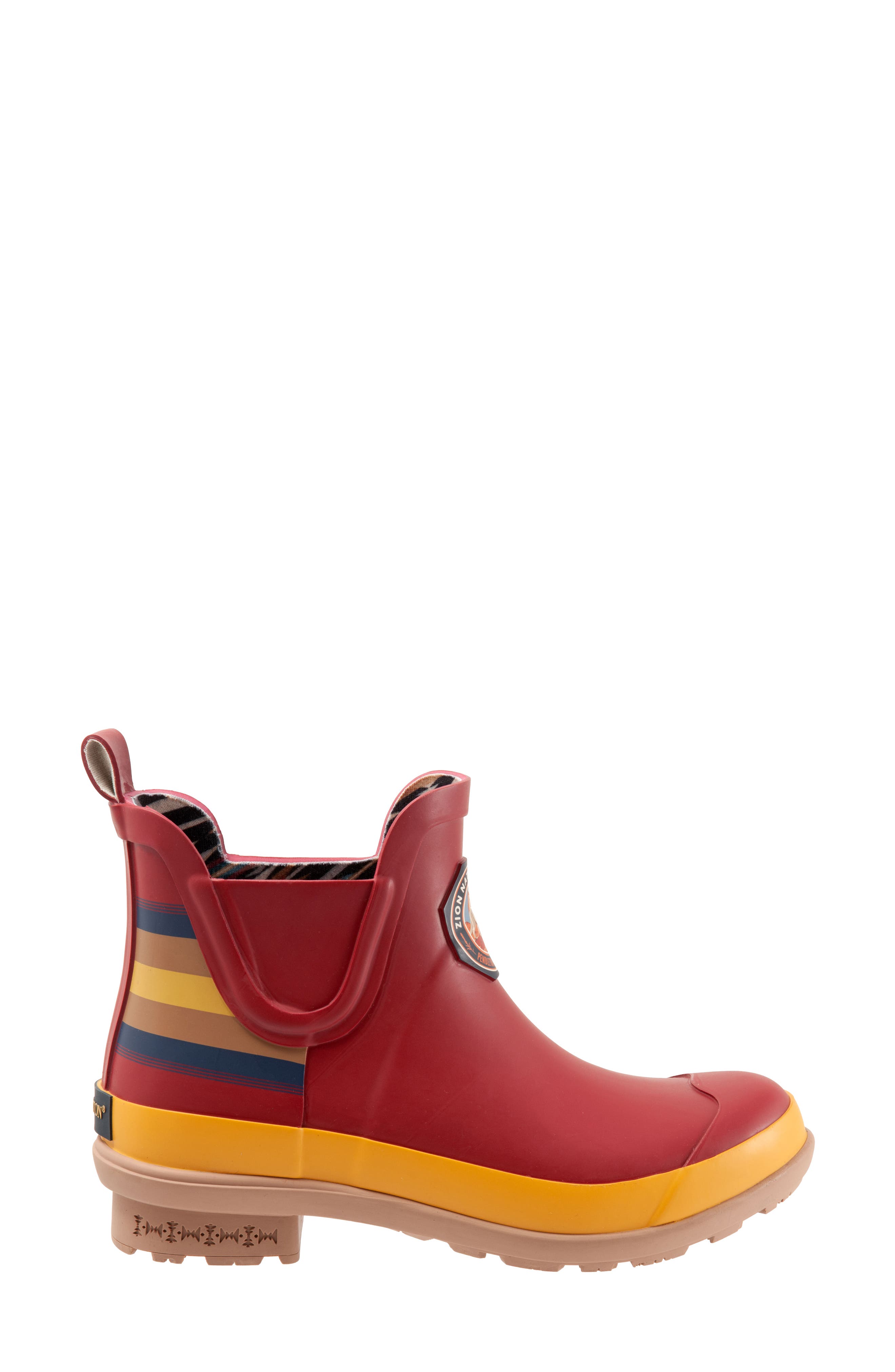 Zion National Park Chelsea Boot, Alternate, color, RED
