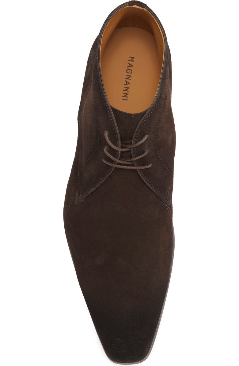 Magnanni Suede Chukka Boot, Alternate, color, Brown