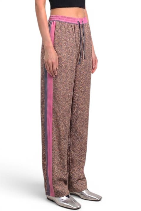 Paisley Motif Pant With Stripe