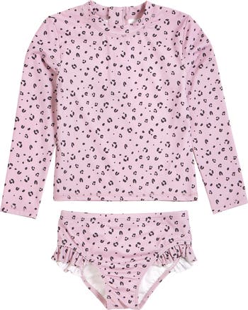 Petit Lem L/S Rashguard 2pc Set - Submarine Blue main image 1