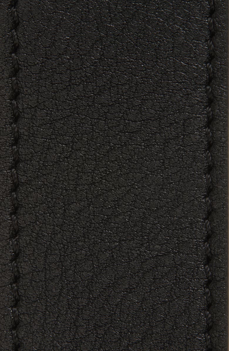 Valentino VLOGO Buckle Reversible Leather Belt, Alternate, color, Black/ Camel