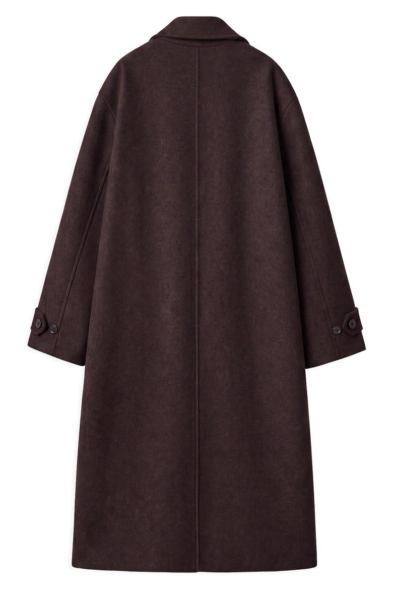 Ariane Double Breasted Coat, Alternate, color, FIG