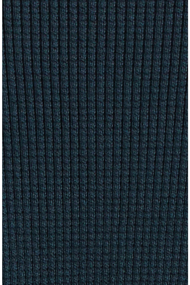 Calix Thermal Stitch Sea Island Cotton Sweater, Alternate, color, RAINFOREST