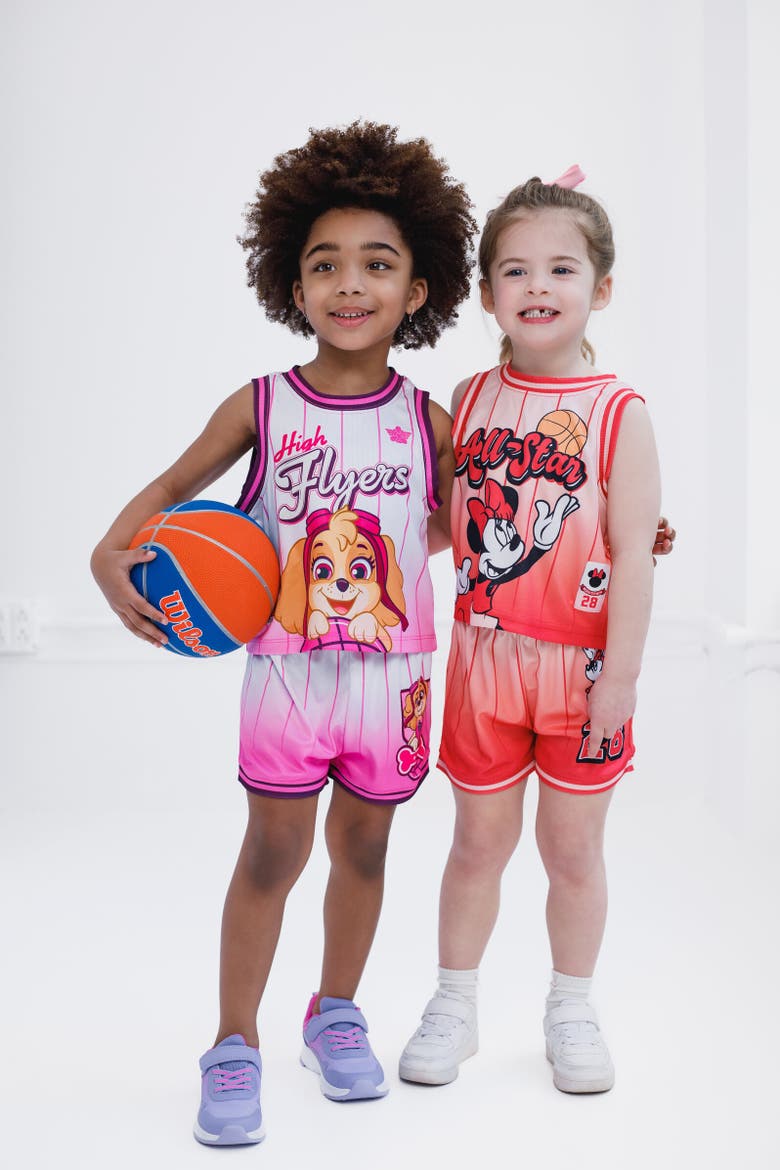 Minnie Mouse Athletic Tank Top & Shorts Set, Alternate, color, Red