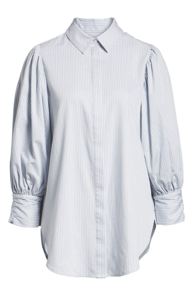 Something Navy Full Sleeve Stripe Shirt, Alternate, color, 