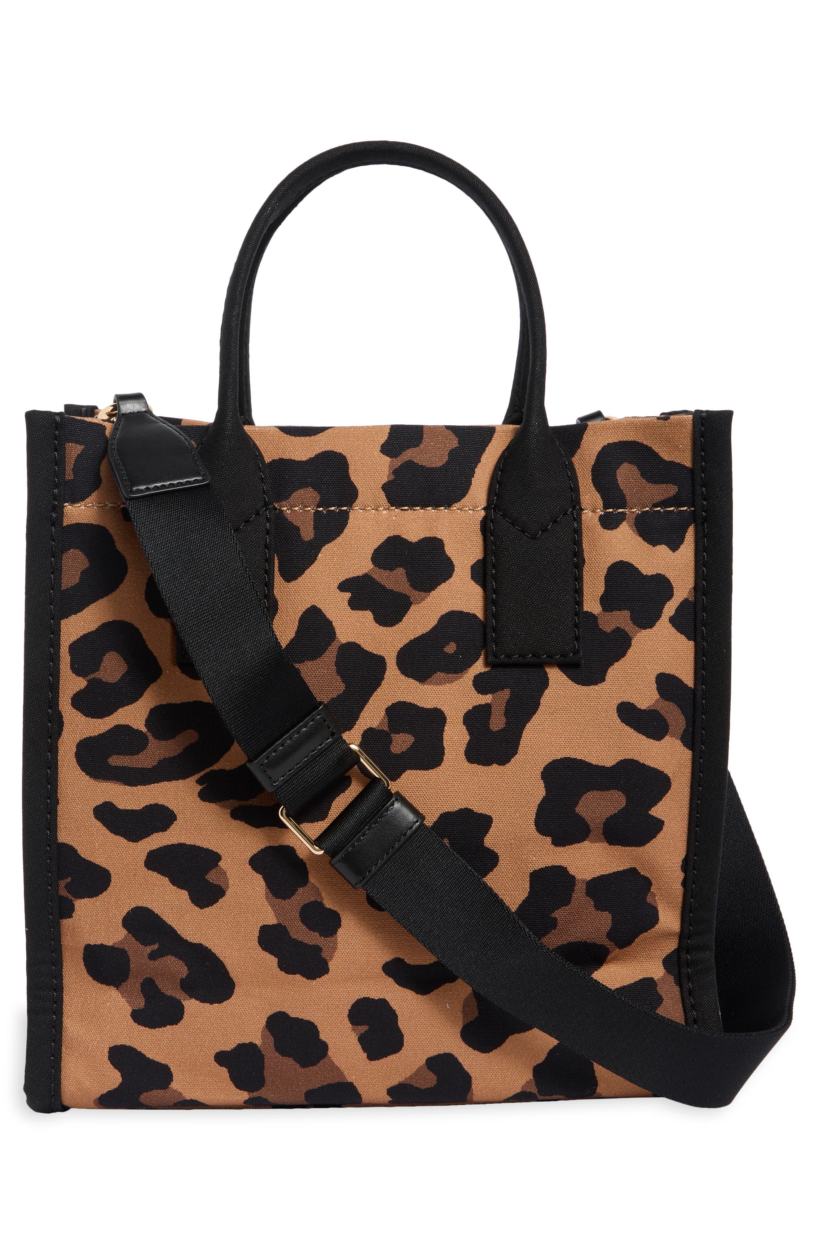 Standard Leopard Print Canvas Tote, Alternate, color, LEOPARD MULTI