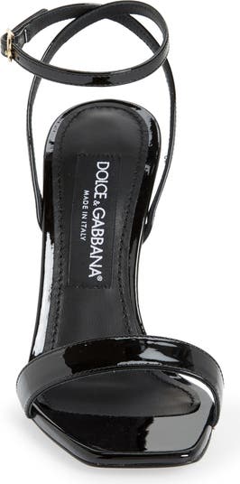 【関税送料込】Dolce&Gabbana Logo Heel Ankle Strap Sandal Dolce&Gabbana Logo Heel Ankle Strap Sandal (Women) | Nordstrom