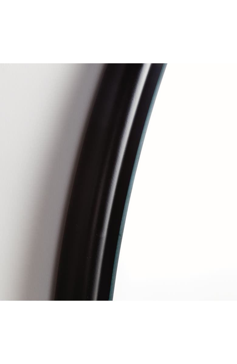 Napa Home & Garden Ryland Mirror Large - Black Round Iron Frame - Beveled Edge, Alternate, color, Black