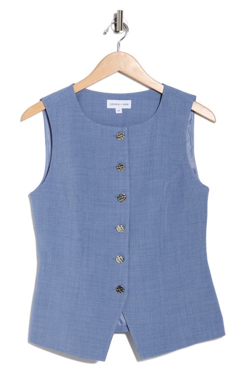 Gemma + Jane Hammered Button-up Vest