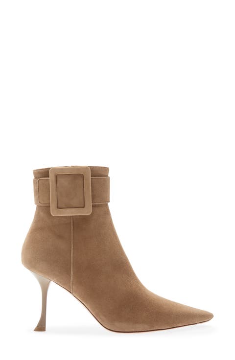 Viv' in the City Buckle Pointed Toe Bootie