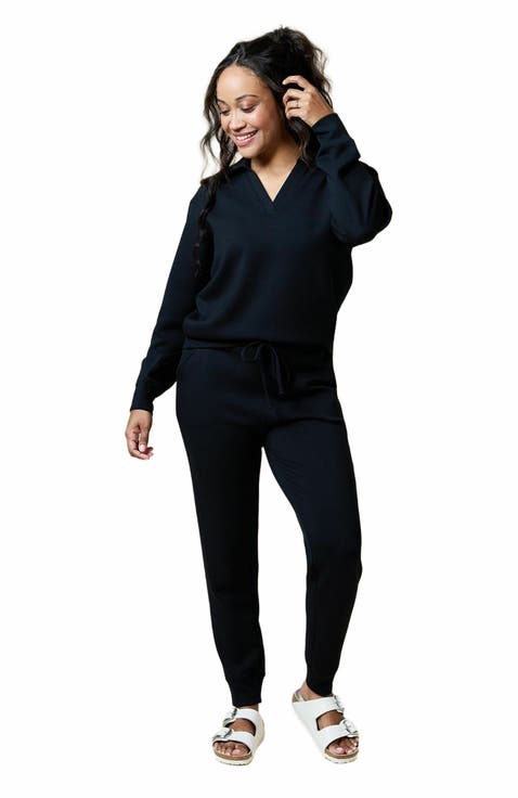 Athleisure DreamTech Johnny Collar Jogger Set