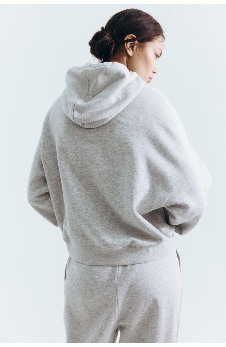 H&M Hoodie, Alternate, color, Light Gray Melange