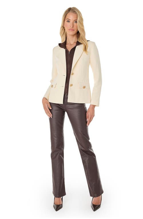 The Noli Shop Kara Dickey Blazer In White