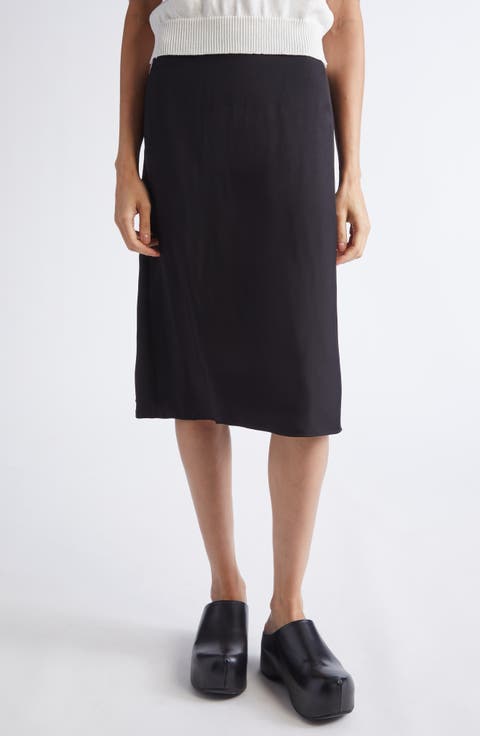 Pleated Midi Skirt