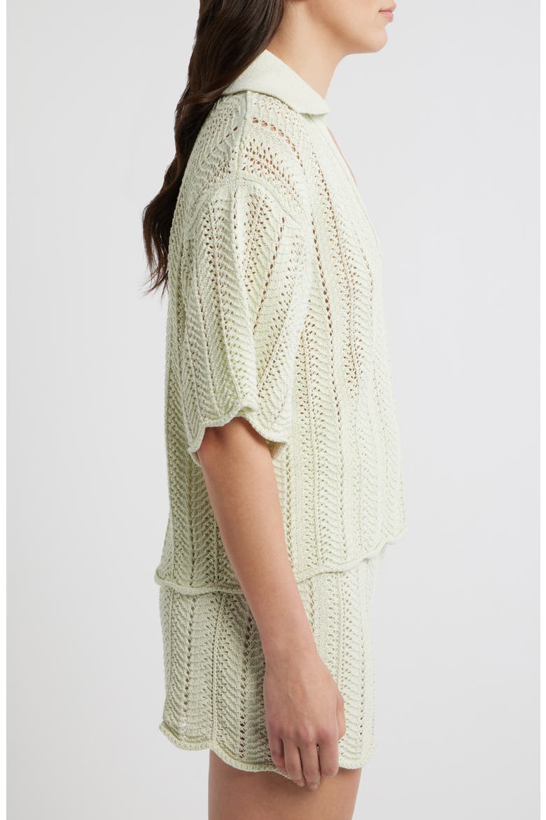 Fordeaux Polo Sweater, Alternate, color, GUAVA LEAF