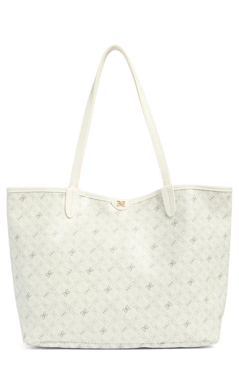 Harper Monogram Medium Shopper Tote Bag