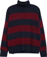 Marine Layer Maggie Rollneck Striped Sweater