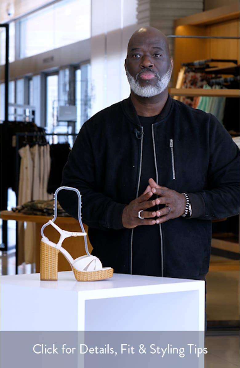 Keefa Woven Platform Sandal, sales video thumbnail