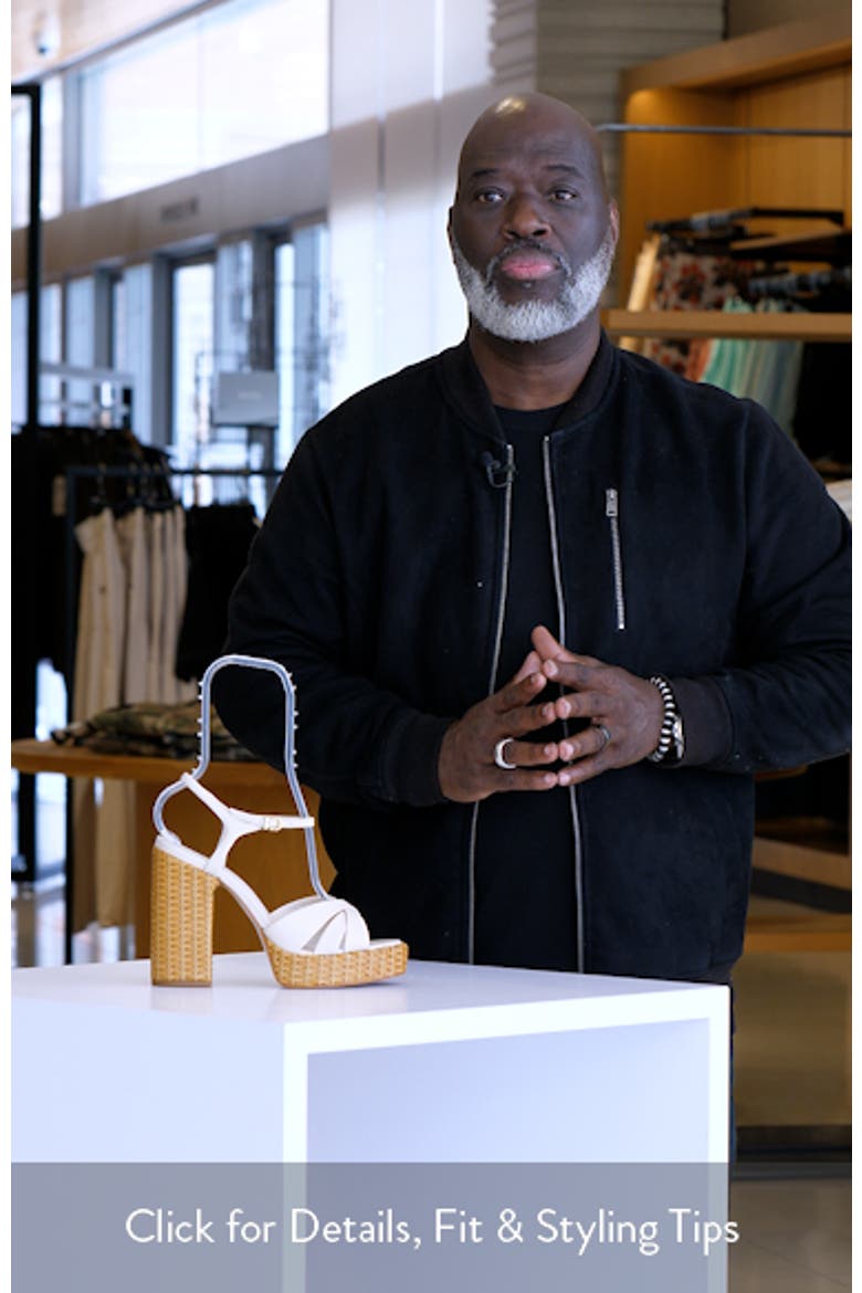 Keefa Woven Platform Sandal video
