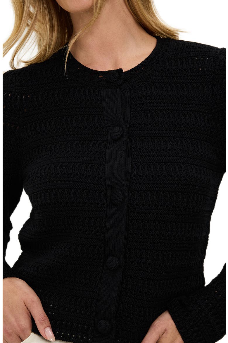 Winona Cardigan, Alternate, color, BLACK