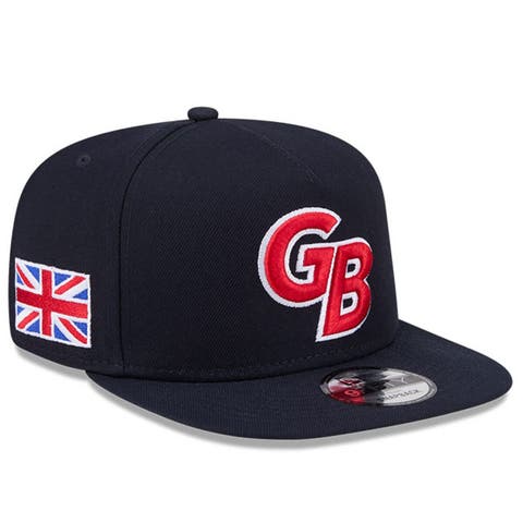Men's New Era  Navy Great Britain Baseball 2026 World Baseball Classic 9FIFTY A-Frame Snapback Hat
