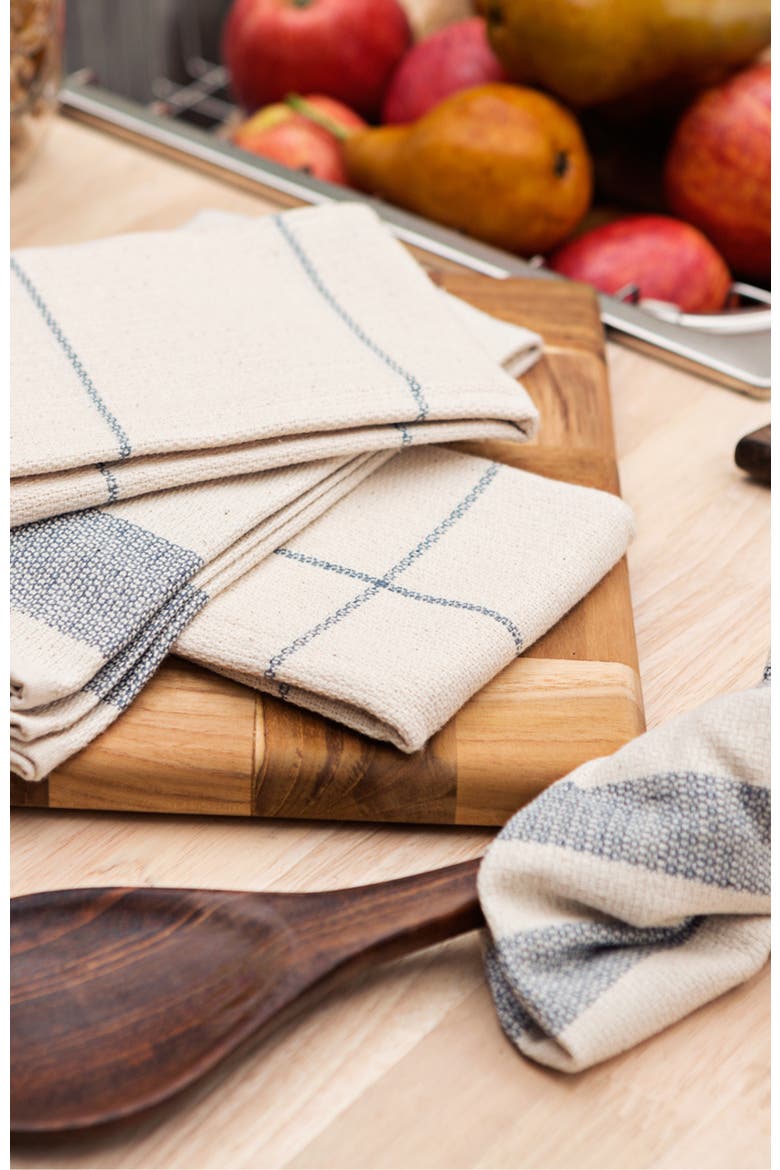 Minimal Kitchen Towels Set of 4, Alternate, color, Natural
