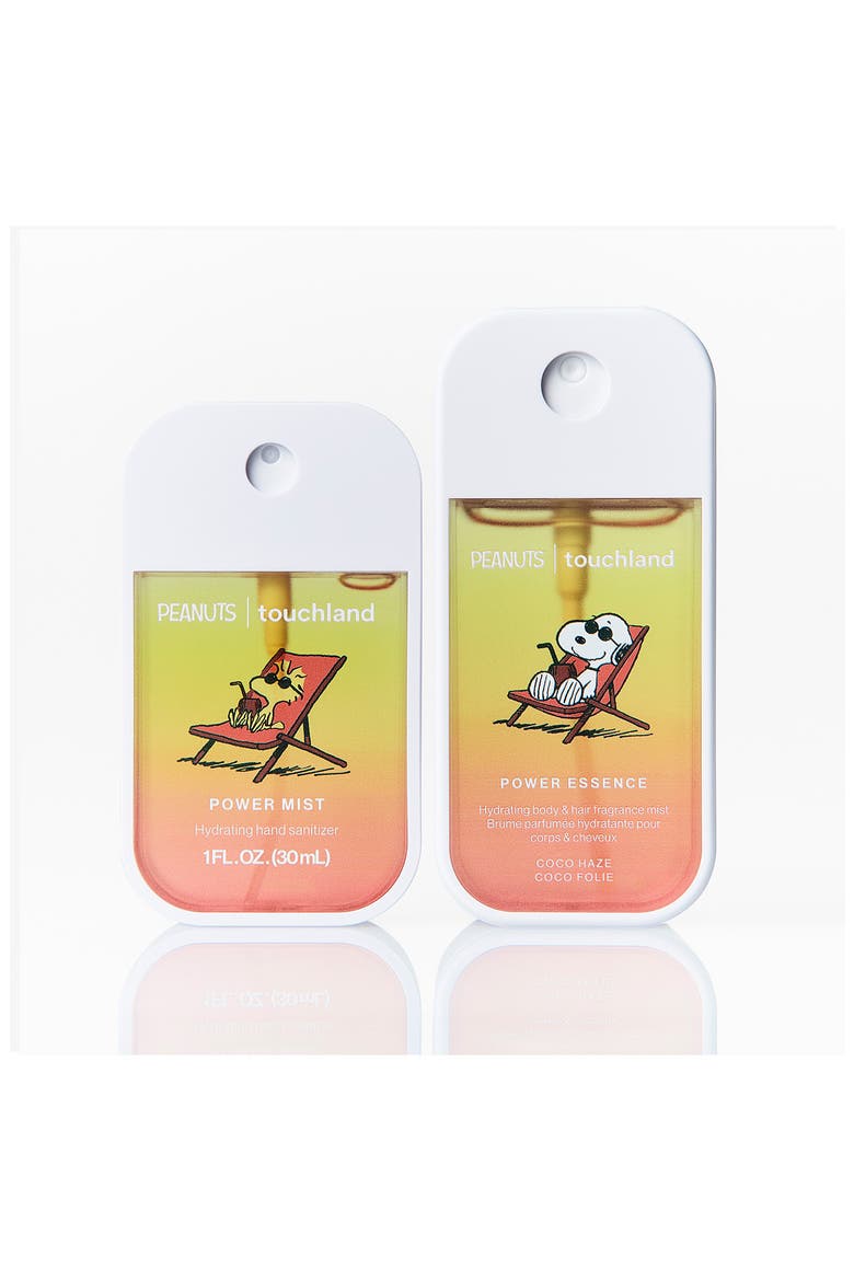 Peanuts Power Mist Beach Coco Hydrating Hand Sanitizer, Alternate, color, BEACH COCO