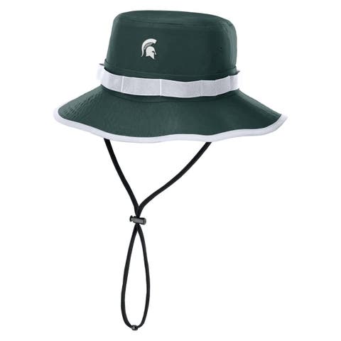 Men's Nike Green Michigan State Spartans 2025 Sideline Apex Boonie Bucket Hat