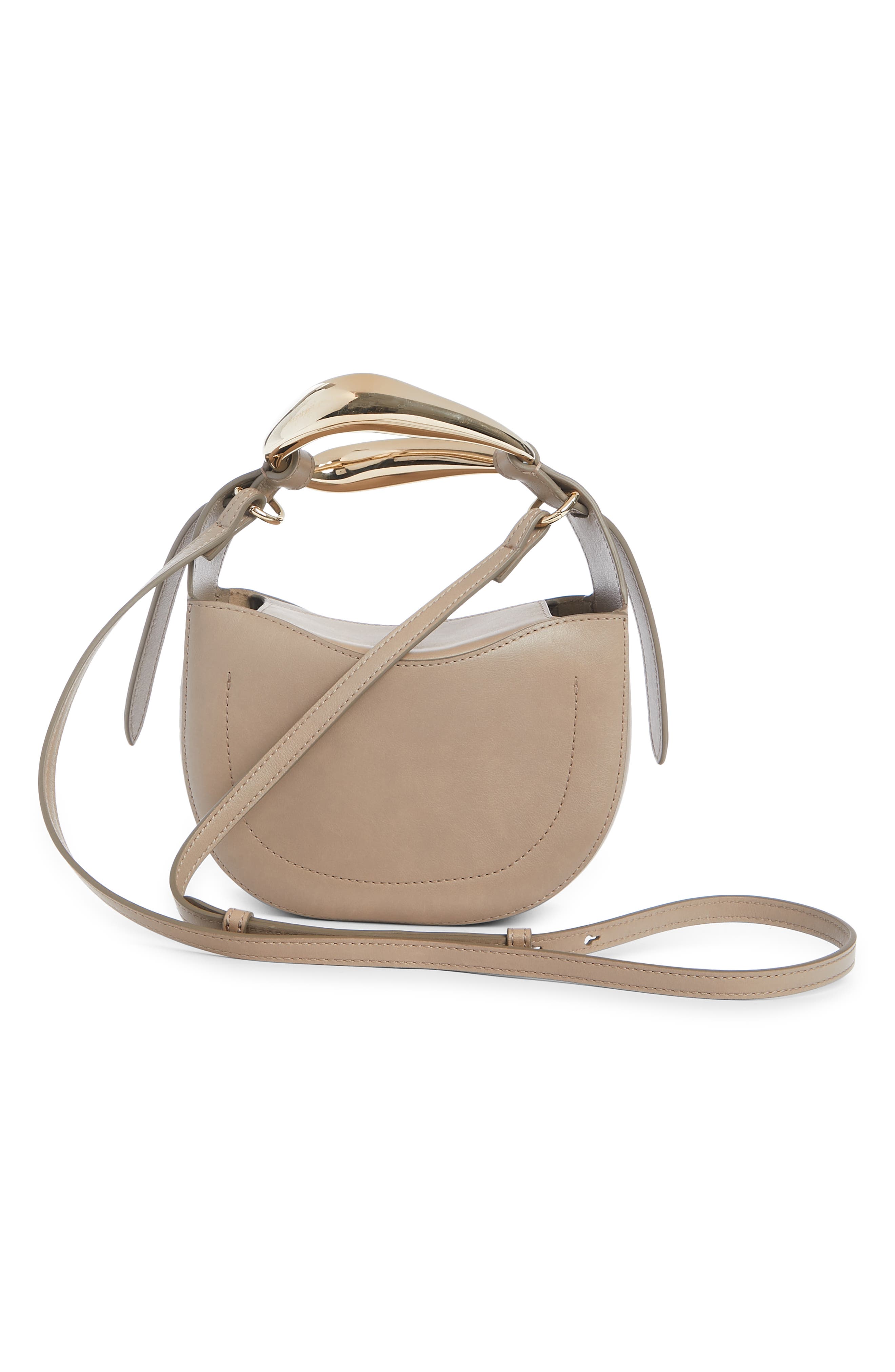 Chloé Kiss Leather Crossbody Bag, Alternate, color, 