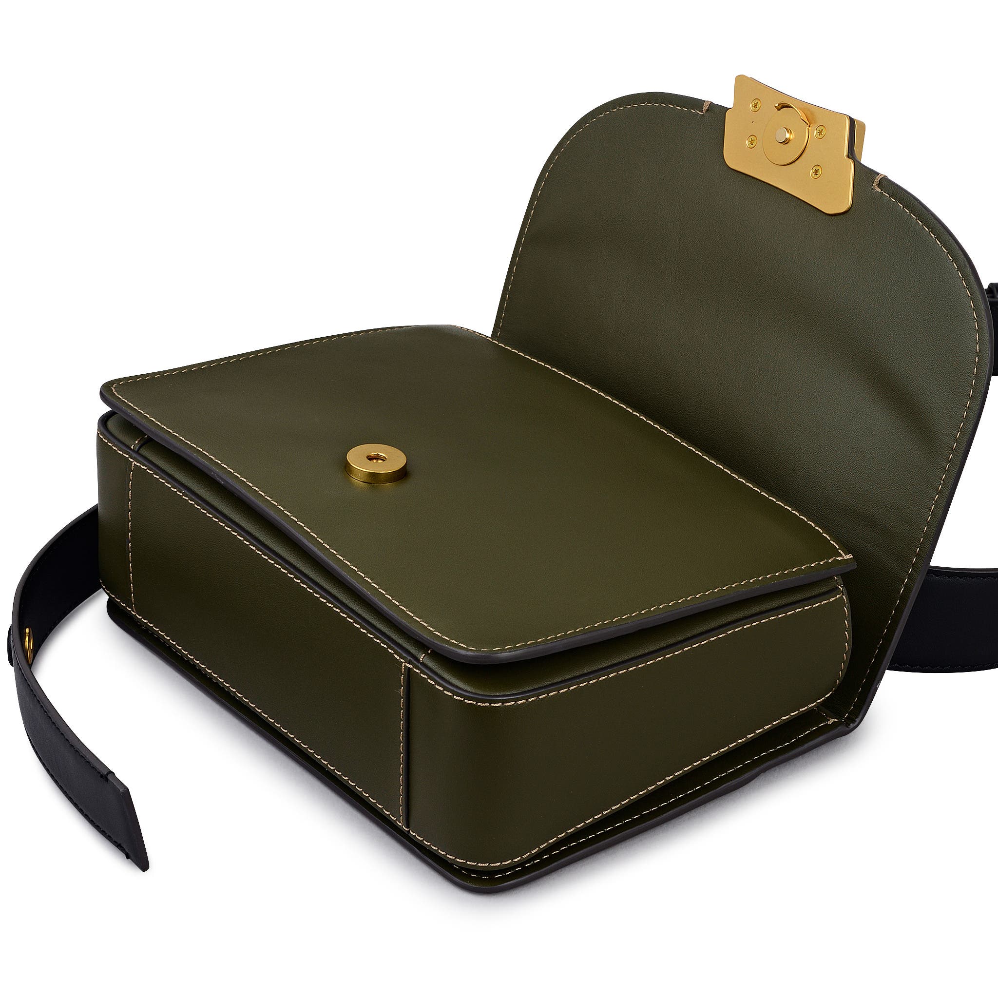 The Belsize Small Flapover Shoulder Bag, Alternate, color, Pine Needle